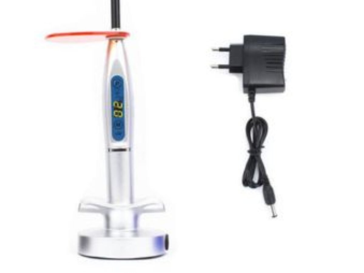 Intelligent Wireless Dental LED Curing Light Lamp - 2000mw Blue Light For Dental Work
