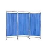 3 fold ward screen blue